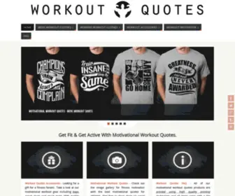 WorkoutQuotes.net(Motivational Workout Quotes & Fitness Motivation) Screenshot