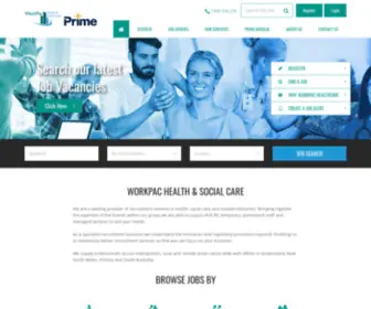 Workpachealthcare.com(Nursing Agency Brisbane) Screenshot