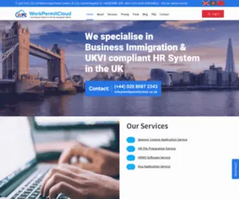 Workpermitcloud.co.uk(WorkPermitCloud) Screenshot