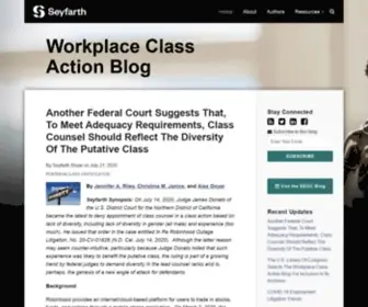 Workplaceclassaction.com(Workplace Class Action Blog) Screenshot