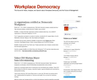 Workplacedemocracy.com(Workplace Democracy) Screenshot