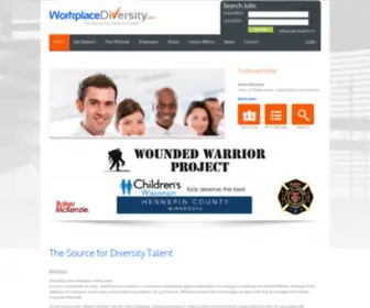 Workplacediversity.com(The Source for Diversity Talent) Screenshot