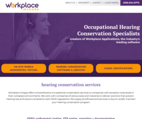 Workplaceintegra.com(Workplace Integra) Screenshot