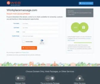 Workplacemassage.com(Ready for Development) Screenshot
