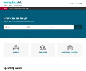 Workplacenl.ca(WorkplaceNL) Screenshot