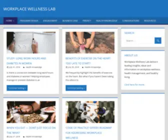 Workplacewellnesslab.com(Workplace Wellness Lab) Screenshot