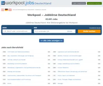 Workpool-Jobs.de(Jobbörse Deutschland) Screenshot