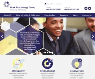 Workpsychologygroup.com(Bespoke Psychometric Tests) Screenshot