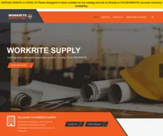 Workritesupply.com(Workrite Supply Inc) Screenshot