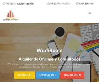 Workroom.com.ar(Alquiler de Oficinas y Consultorios) Screenshot