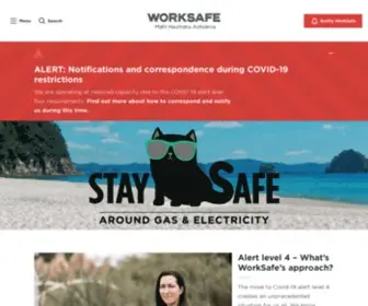 Worksafe.govt.nz(Home) Screenshot