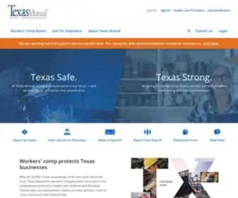 Worksafetexas.com(Workers' Compensation Insurance) Screenshot