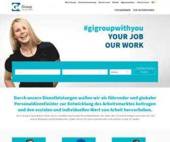 Workservice.de(Gi Group Germany) Screenshot
