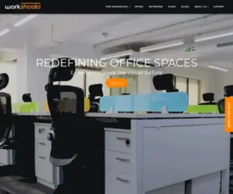 Workshaala.com(Office space on rent in Bangalore. Co) Screenshot