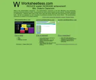 Worksheetless.com(Worksheetless Home) Screenshot