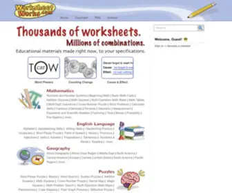 Worksheetworks.com(Worksheetworks) Screenshot