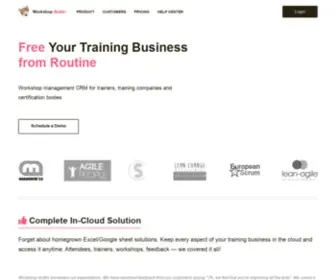 Workshopbutler.com(Workshop Management CRM for Certification Bodies) Screenshot