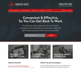 Worksitesafety.ca(Worksite Safety) Screenshot