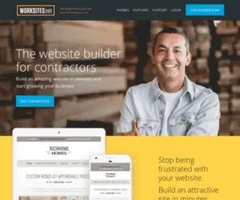 Worksites.net(Websites for home renovation & landscaping companies) Screenshot