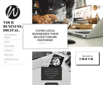 Worksmartboost.com(GIVING LOCAL BUSINESSES THEIR BIGGEST ONLINE FOOTPRINT) Screenshot
