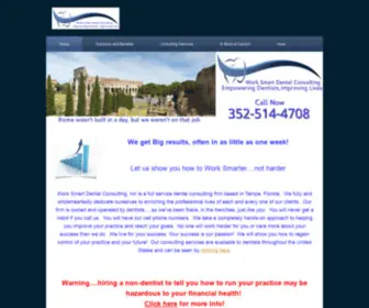 Worksmartdentalconsulting.com(Work Smart Dental Consulting) Screenshot