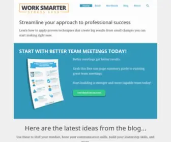 Worksmarterstressless.com(Work Smarter Stress Less) Screenshot