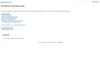 Worksmartlabs.com(Worksmartlabs Cardiotrainer Help) Screenshot