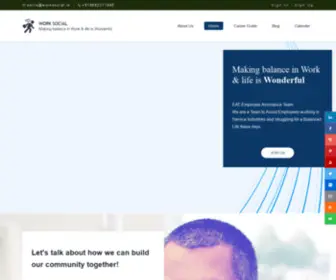 Worksocial.in(Making Balance in Work & Life) Screenshot