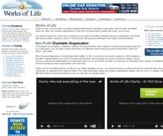 Worksoflife.org(Works Of Life Non Profit Charity) Screenshot