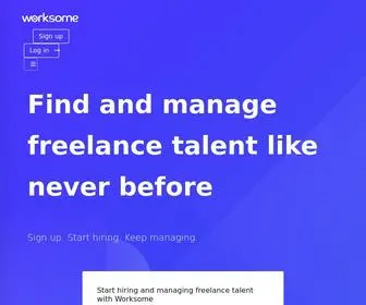 Worksome.com(Hire and manage your external workforce) Screenshot