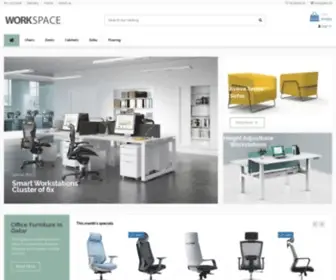 Workspace.qa(Office furniture) Screenshot