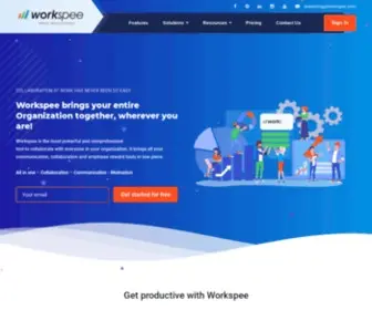 Workspee.com(Best Communication & Collaboration Software for Your Organization) Screenshot