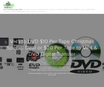 Worksperfect.net(We convert VHS to DVD & video tape to digital transfer service Australia wide) Screenshot