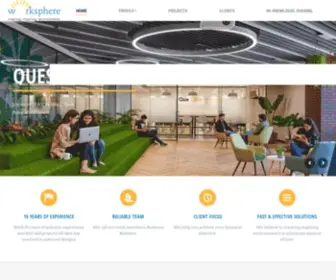 Workspherearchitects.com(Creating Inspiring Environments) Screenshot