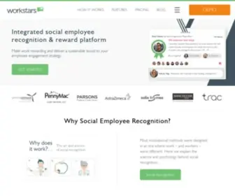Workstars.com(Employee Recognition Programs) Screenshot