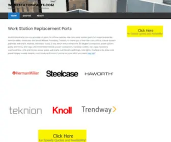 Workstationparts.com(Work Station Replacement Parts Near Me Cubicle Parts) Screenshot