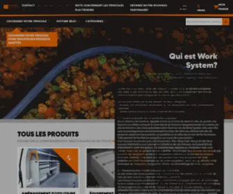 Worksystem.fr(Fabricant d'aménagement pour véhicule utilitaire et fourgon) Screenshot