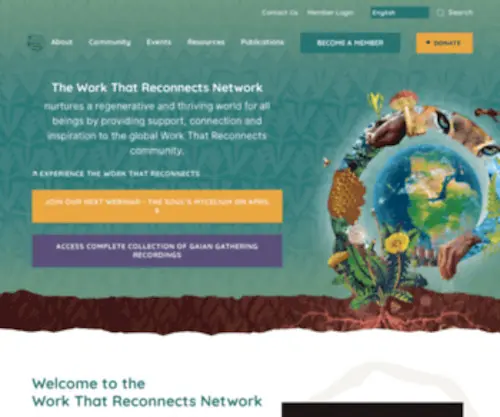 Workthatreconnects.org(Work That Reconnects Network) Screenshot