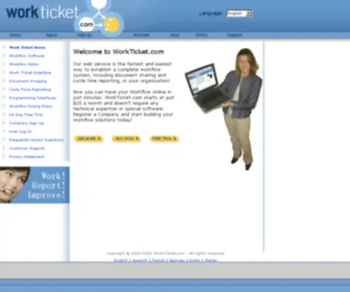 Workticket.com(Workticket) Screenshot