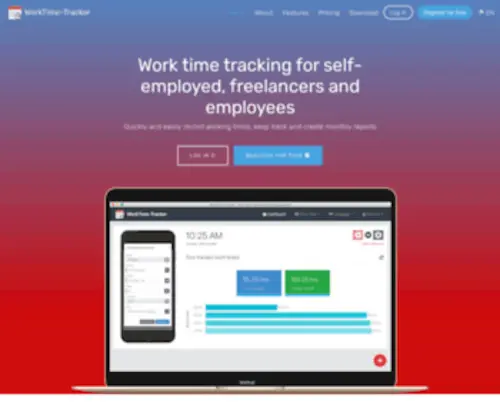 Worktime-Tracker.com(WorkTime-Tacker) Screenshot