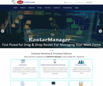 Worktimemanager.com.au(Best Employee Rostering & Timesheet Software 2020) Screenshot