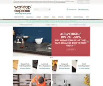Worktop-Express.de(Worktop express®) Screenshot