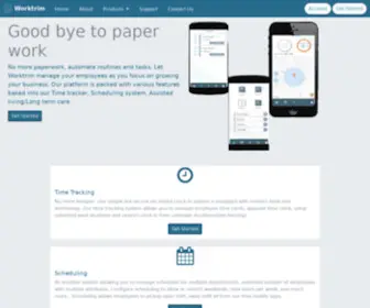 Worktrim.com(Employee Management System) Screenshot