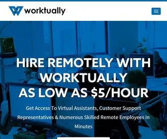 Worktually.com(Hire Remote Employees) Screenshot