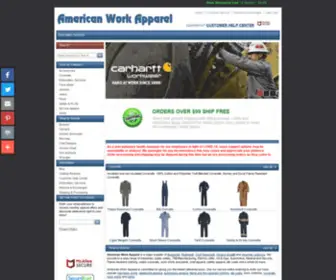 Workuniformsonline.com(American Work Apparel) Screenshot