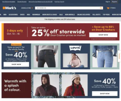 Workwear.com(Casual Clothing) Screenshot
