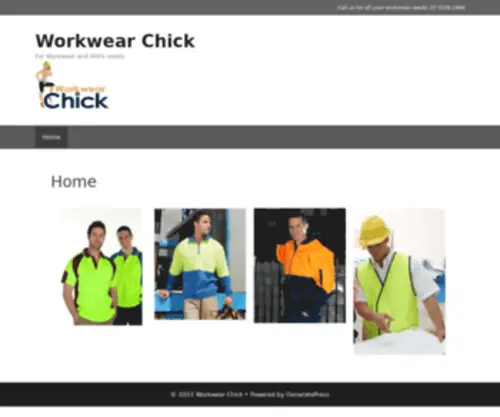 Workwearchick.com.au(Workwear chick) Screenshot