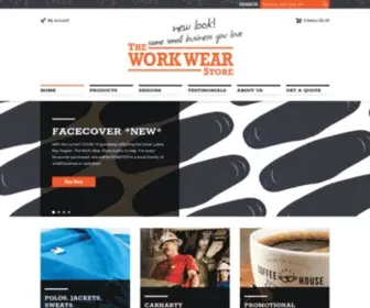 Workwearstore.com(Custom Screen Printing & Embroidery) Screenshot