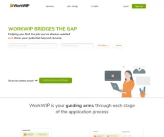 Workwip.com(Search and apply for tons of jobs through WorkWIP) Screenshot
