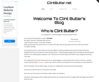 Workwithclintbutler.com(Marketing Lessons Learned The Hard Way) Screenshot